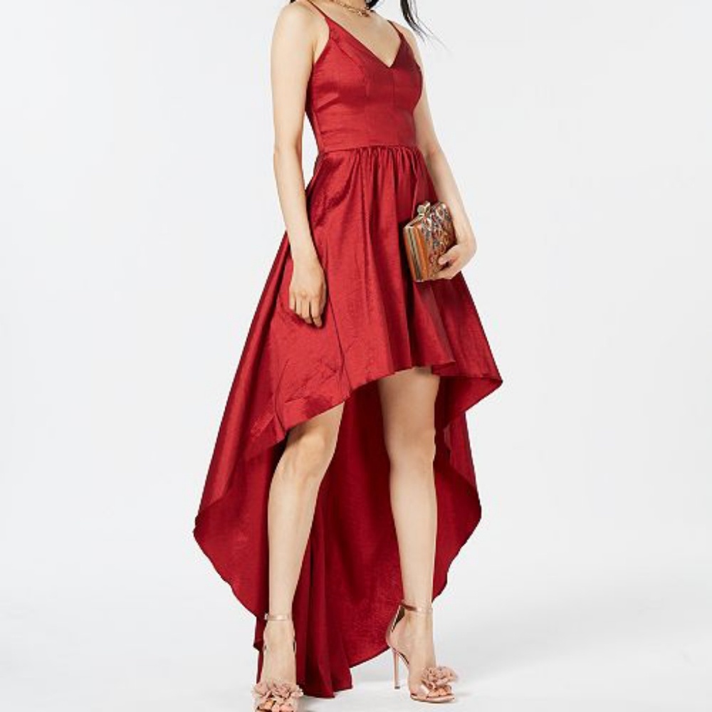 Red High Low Dress